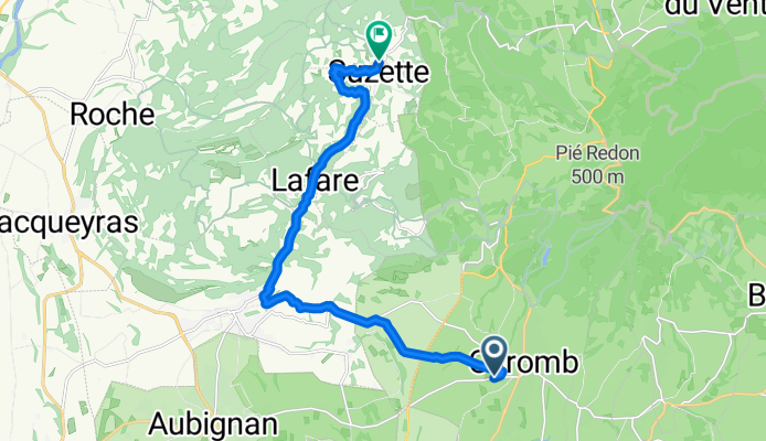 From Caromb to La Roque-Alric