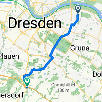 Fetscherstraße nach Nöthnitzer Hang