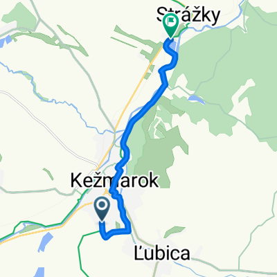 Gen M R Štefánika, Kežmarok až Strážky, Spišská Belá