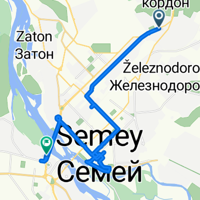 9й проезд, Семей до проспект Турлыханова, Семей