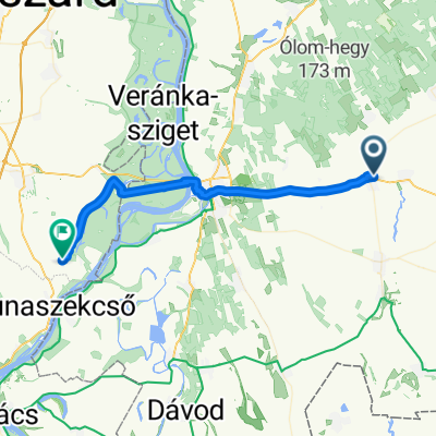 Széchenyi István utca, Csávoly - Sík utca, Báta