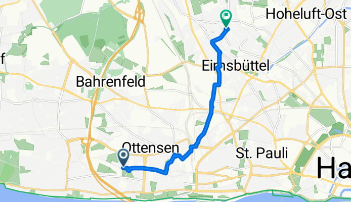 Othmarscher Kirchenweg 108C nach Lutterothstraße