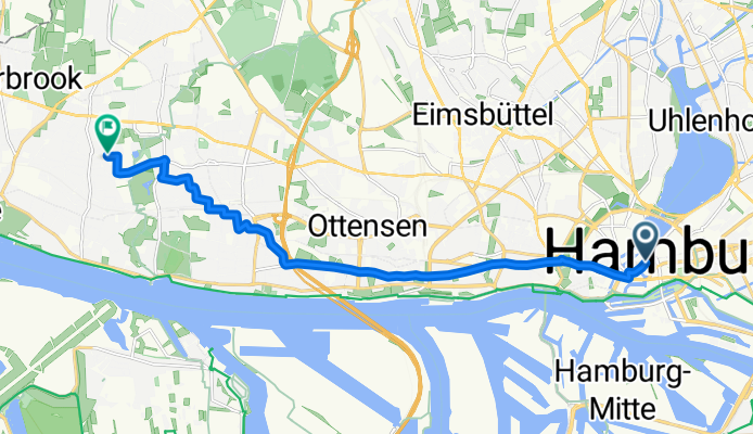 Bergstraße, Hamburg nach Tönninger Weg, Hamburg