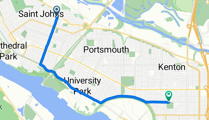North Columbia Boulevard to North Delaware Avenue