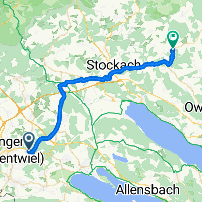 Alusingen-Weg, Singen (Hohentwiel) nach Am Josenberg, Hohenfels
