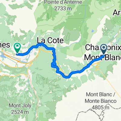 chamonix to passy and back