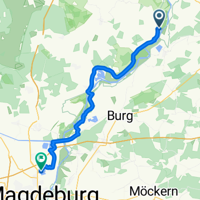 Sa_Etappe-1 -Von Magdeburg bis Tangerhütte