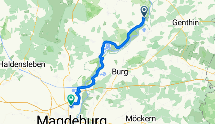 Sa_Etappe-1 -Von Magdeburg bis Tangerhütte