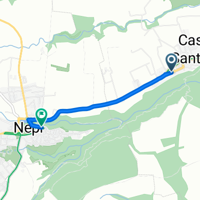 Via Vittorio Emanuele, Castel Sant'Elia a Via delle Mura, Nepi