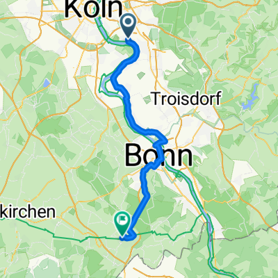 Elisenstraße 50A nach Bonner Straße