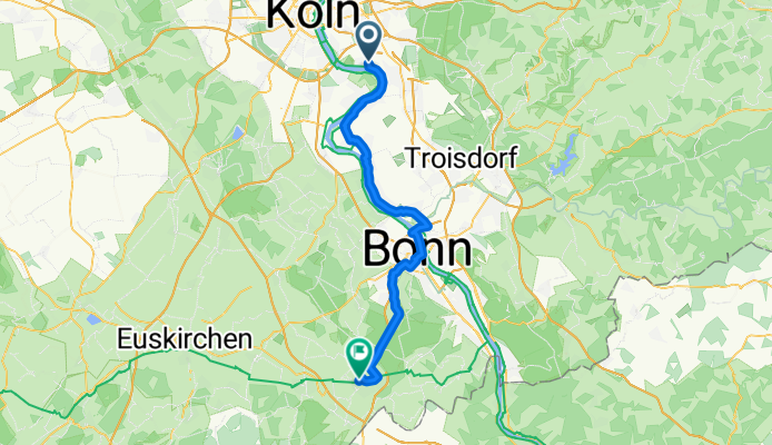 Elisenstraße 50A nach Bonner Straße