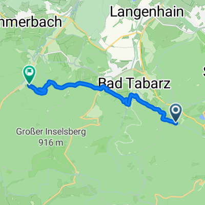 Försters Promenade, Friedrichroda nach Sembachtal, Waltershausen