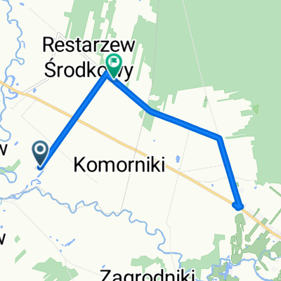 Widawa do Restarzew Środkowy