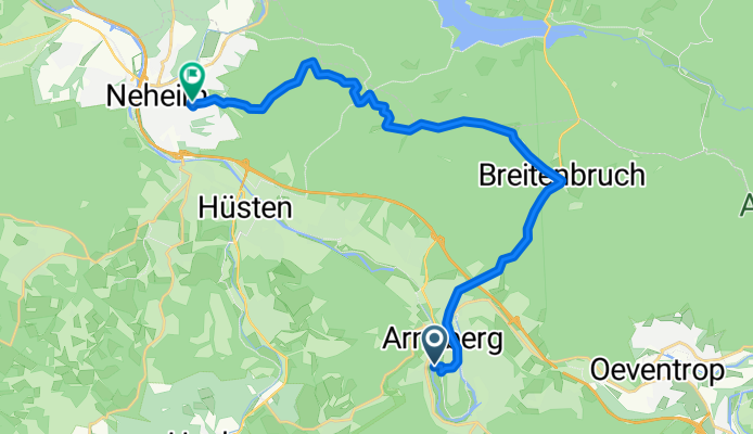Arnsberg nach Alter Holzweg