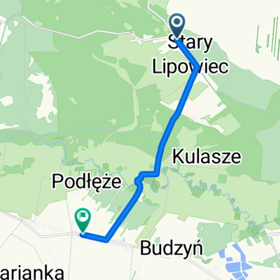 Stary Lipowiec, Księżpol do Rakówka, Księżpol