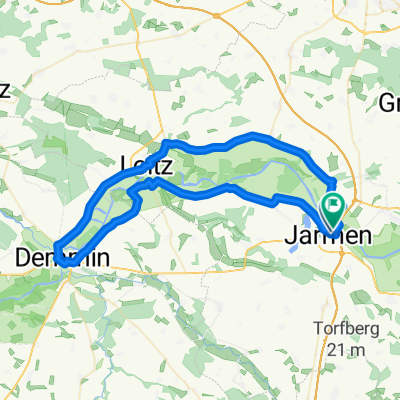 Route in Jarmen