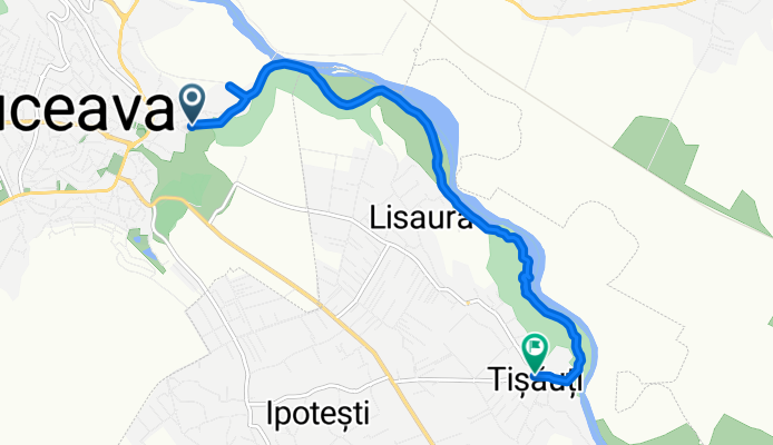 Strada Cetății, Suceava to Strada Alexandru cel Bun, Ipotești