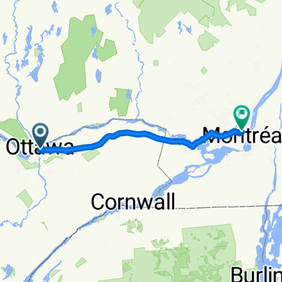 Rue Cartier, Ottawa à Rue Louis-Hémon, Montréal