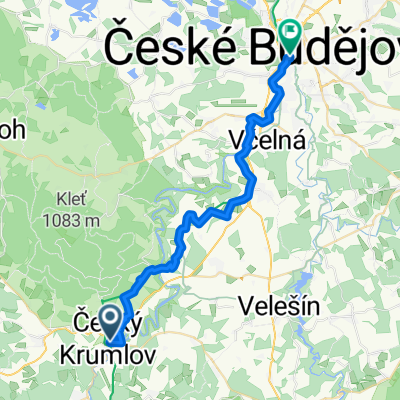 Český Krumlov - České Budějovice