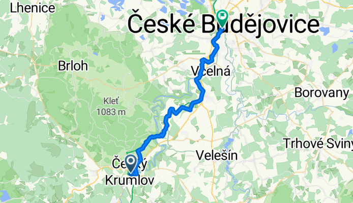 Český Krumlov - České Budějovice