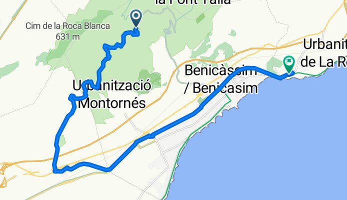 A-147, Benicàssim nach Urbanización Torre Bellver, Oropesa