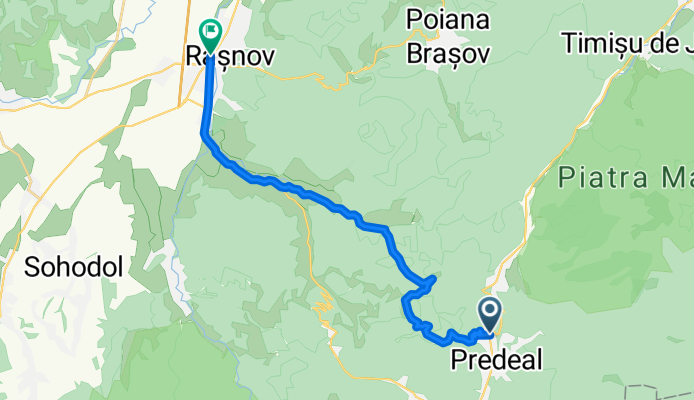 Predeal - 3 Brazi - Cabana Secui - Cheile Rasnov - Rasnov