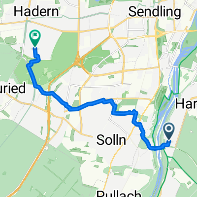 Benediktenwandstraße, Munich to Waldklausenweg, Munich