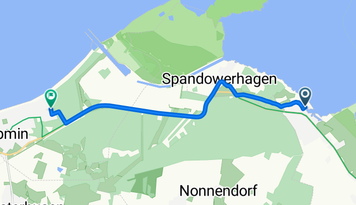 5aFähre Anlegestelle (Fährterminal) bis Lubmin 9 km