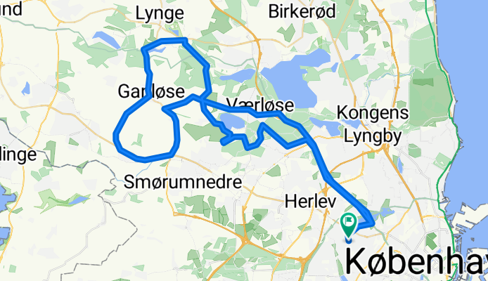 Route in Brønshøj