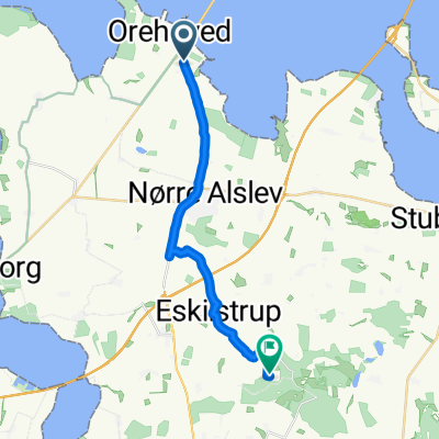 Gåbensevej, Nørre Alslev to Sørupvej, Eskilstrup