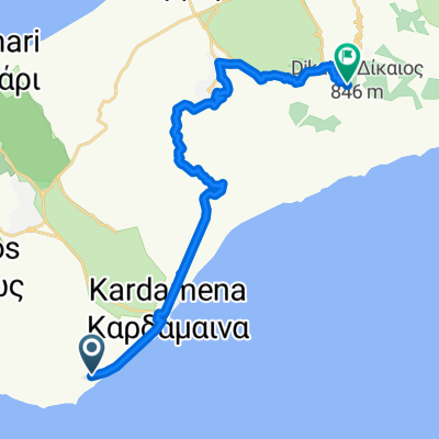 Route in Kos