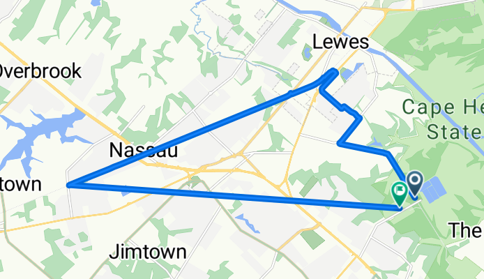 Junction and Breakwater Trail, Rehoboth Beach to Wolfe Neck Rd, Rehoboth Beach