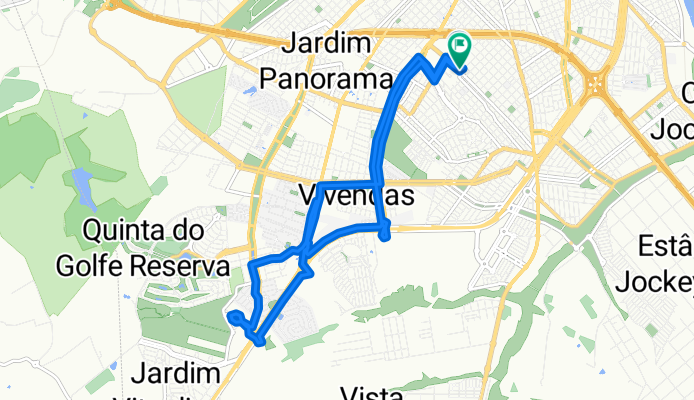 Avenida Emílio Trevisan, São José do Rio Preto a Avenida Emílio Trevisan, São José do Rio Preto