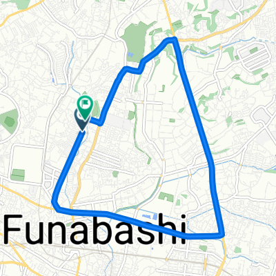 Maekaizukacho, Funabashi to Maekaizukacho, Funabashi