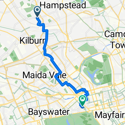 Hillfield Road to La Maritxu Connaught - Basque Cheesecake 12 Connaught St, St George's Fields, London W2 2AF London