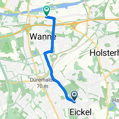 Hugenpoth nach Dorstener Straße