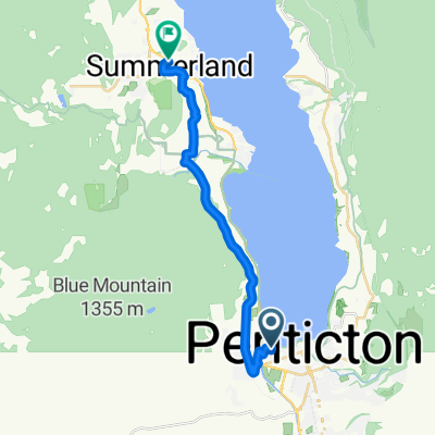From Penticton to Summerland