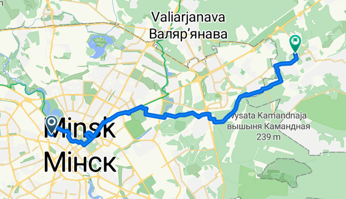 маршрут из улица Заславская к.1