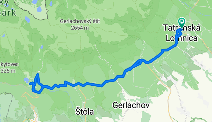 Tátralomnic, Magastátra - Tátralomnic, Magastátra