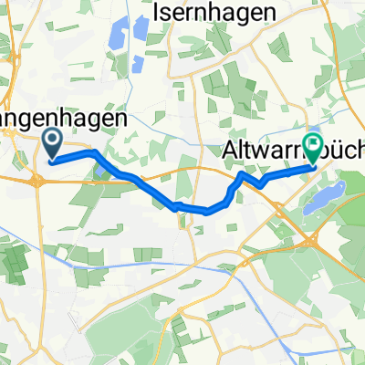 Hindenburgstraße, Langenhagen nach Bothfelder Straße, Isernhagen