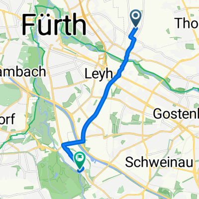Leitenfeldstraße, Nürnberg nach Nürnberg