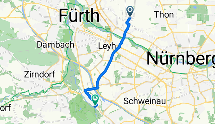 Leitenfeldstraße, Nürnberg nach Nürnberg