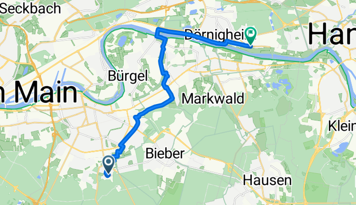 Neusalzer Straße, Offenbach am Main nach Wingertstraße, Maintal