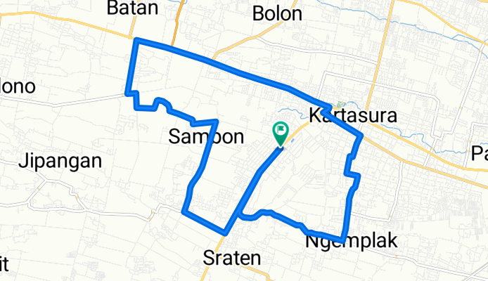 Route in Sukoharjo
