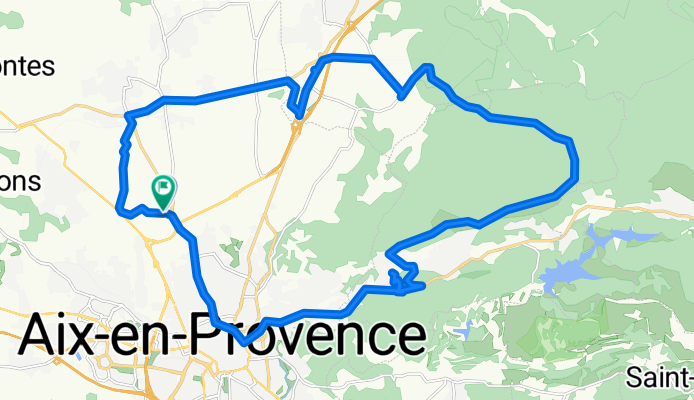 Chemin du Puy du Roy, Aix-en-Provence à Chemin du Puy du Roy, Aix-en-Provence