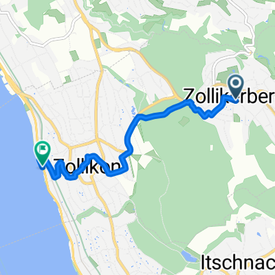 Rosengartenstrasse, Zollikerberg nach Annastrasse, Zollikon