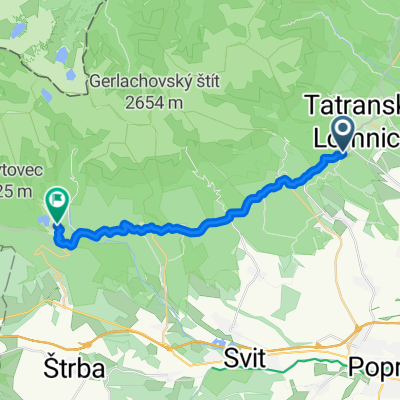 Tátralomnic, Magastátra - Szentiványho, Csorba