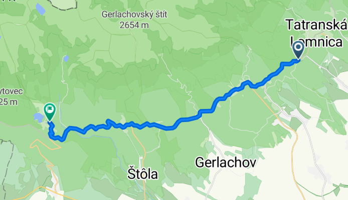 Tátralomnic, Magastátra - Szentiványho, Csorba