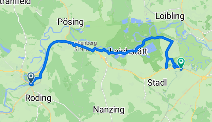 Höllgasse, Roding nach Altenmarkter Straße, Cham