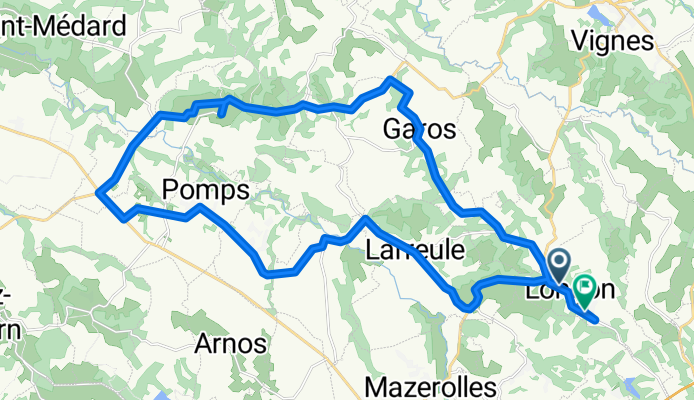 Route des Pyrénées, Lonçon à Cami de Lacabanne, Lonçon